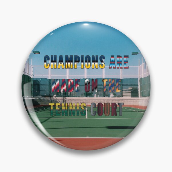 Item preview, Champions are Made on the Tennis Court #1 designed and sold by Holy JM Designs.