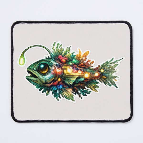 Item preview, Christmas Lanternfish and deep ocean ecosystems designed and sold by DamioPolArt.