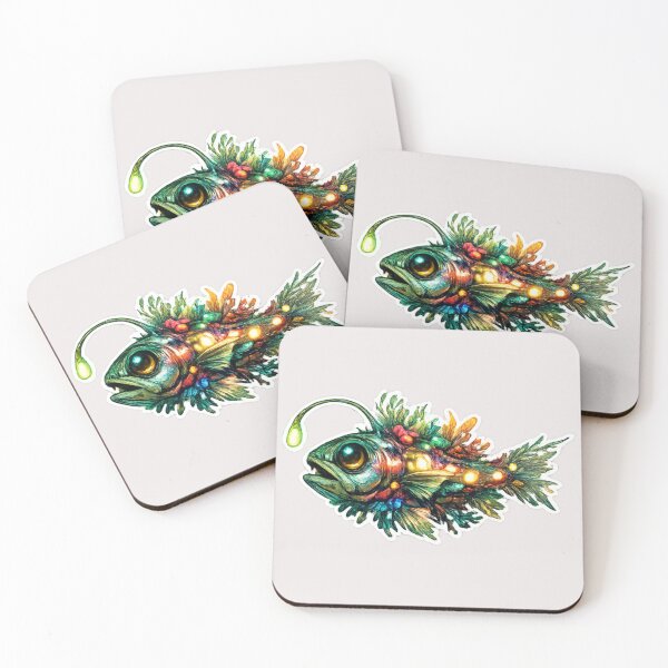 Item preview, Christmas Lanternfish and deep ocean ecosystems designed and sold by DamioPolArt.