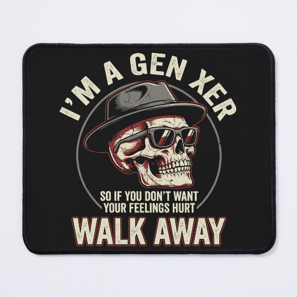 Item preview, Im A Gen Xer Walk Away Funny Skull Attitude Design designed and sold by SouthPrint.