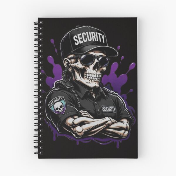 Item preview, Skull Security Guard with Crossed Arms — Skeleton Guard with Cap & Glasses designed and sold by RAYBIL.