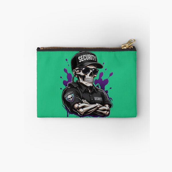 Item preview, Skull Security Guard with Crossed Arms — Skeleton Guard with Cap & Glasses designed and sold by RAYBIL.