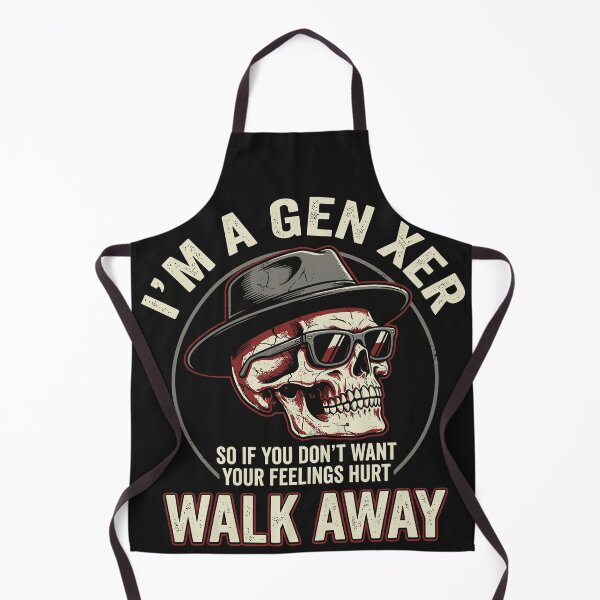 Item preview, Im A Gen Xer Walk Away Funny Skull Attitude Design designed and sold by SouthPrint.