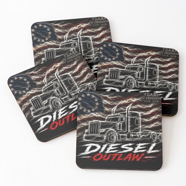 Item preview, Diesel Outlaw 250 Years of Freedom Patriotic Trucker Shirt | America 1776-2026 designed and sold by 18 Life Outlaw.