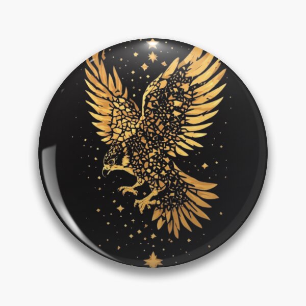 Item preview, Golden Falcon Silhouette – Majestic Bird Art designed and sold by RKKACMB.
