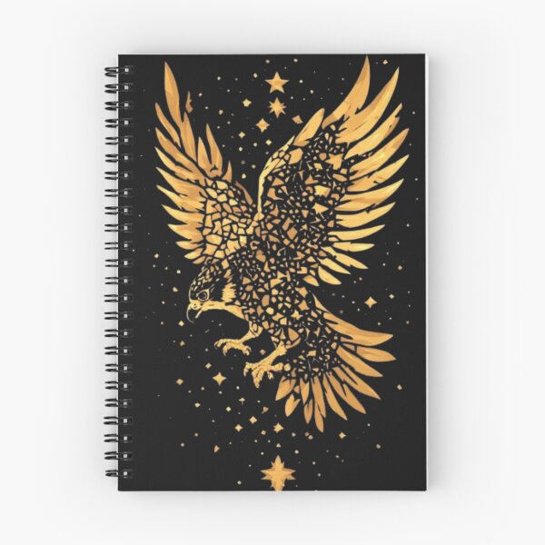 Item preview, Golden Falcon Silhouette – Majestic Bird Art designed and sold by RKKACMB.