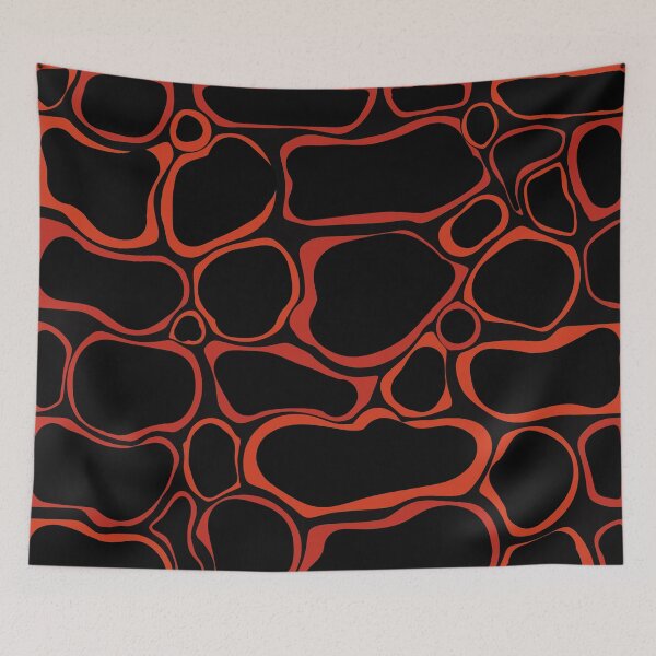 Item preview, Scales - Abstract composition in black, orange and red 08  designed and sold by StefanStudioArt.