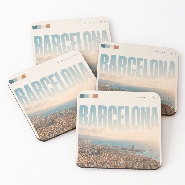 Item preview, Barcelona Vintage Poster designed and sold by aloefx.