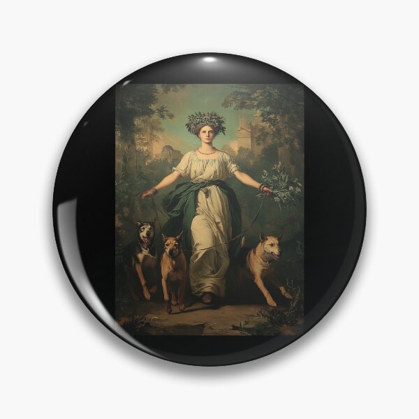 Item preview, Hekate and her hounds designed and sold by MendaciousMina.