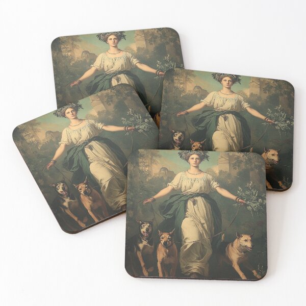 Item preview, Hekate and her hounds designed and sold by MendaciousMina.