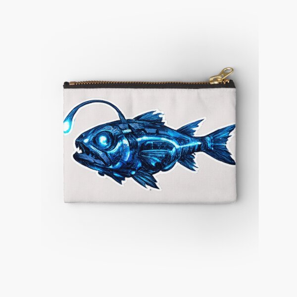 Item preview, Blue lanternfish and bioluminescence designed and sold by DamioPolArt.