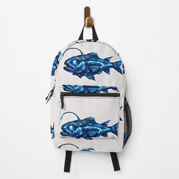 Item preview, Blue lanternfish and bioluminescence designed and sold by DamioPolArt.
