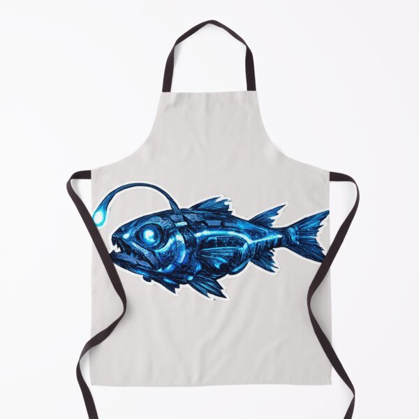 Item preview, Blue lanternfish and bioluminescence designed and sold by DamioPolArt.