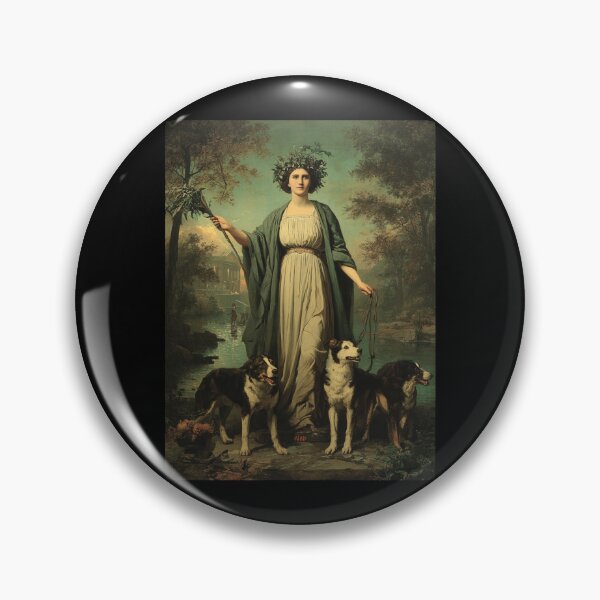 Item preview, Hekate and her hounds designed and sold by MendaciousMina.