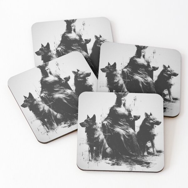 Item preview, Hekate and her hounds designed and sold by MendaciousMina.