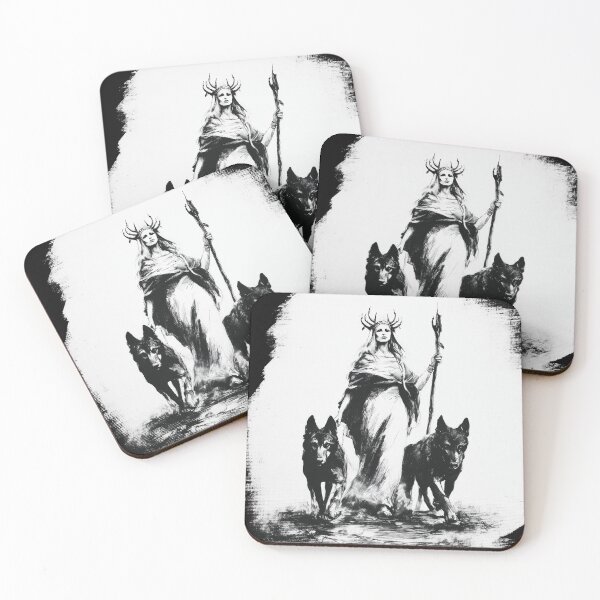 Item preview, Hekate and her hounds designed and sold by MendaciousMina.