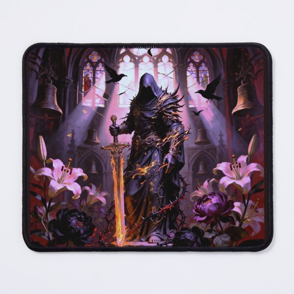Item preview, Dark Gothic Art & Fine Art Prints (1:1 Square Posters) designed and sold by Cyber-ART-Studio.