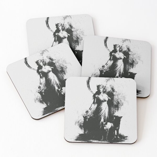 Item preview, Hekate and her hounds designed and sold by MendaciousMina.
