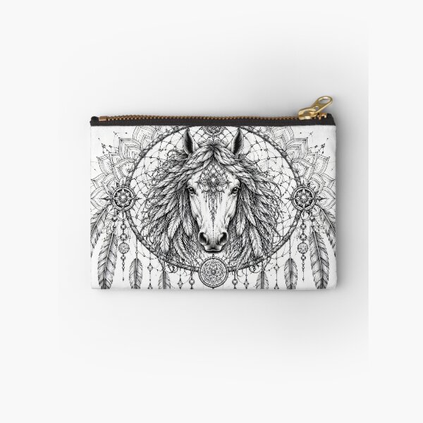 Item preview, Arte Mandala Caballo Atrapasueños | Ilustración de Caballo con Geometría Sagrada | Arte Espiritual Bohemio designed and sold by suryabumblee.