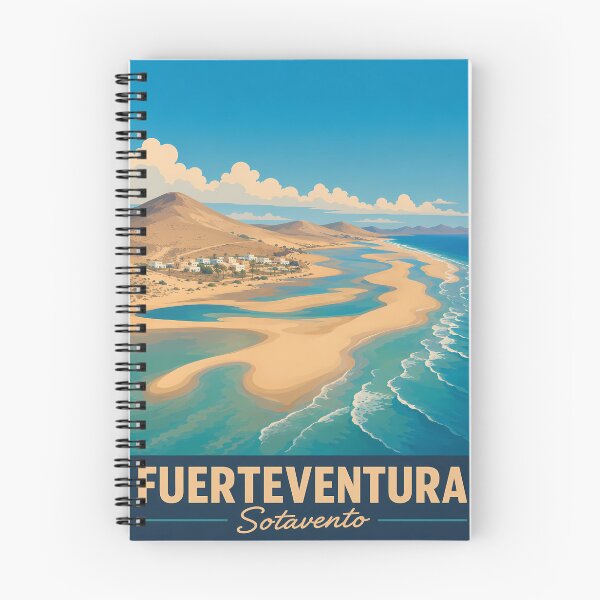 Item preview, Cartel turístico de la playa de Sotavento en Fuerteventura | Islas Canarias designed and sold by MavtM.
