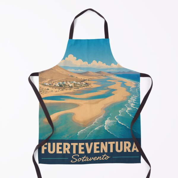 Item preview, Fuerteventura Sotavento Beach Travel Poster | Canary Islands designed and sold by MavtM.
