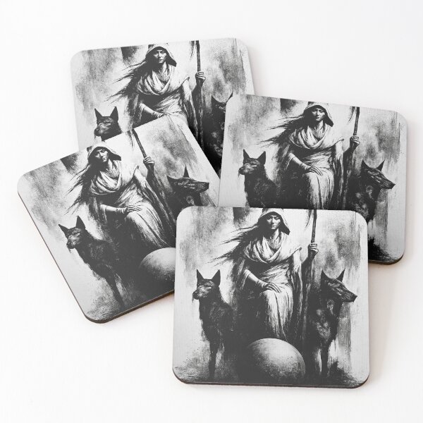 Item preview, Hekate and her hounds designed and sold by MendaciousMina.