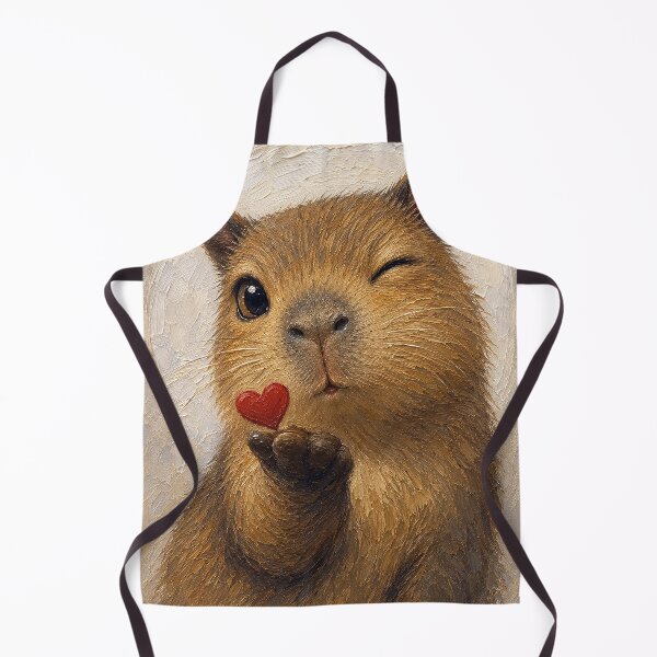 Item preview, Baby capybara showing love designed and sold by cloud lee.