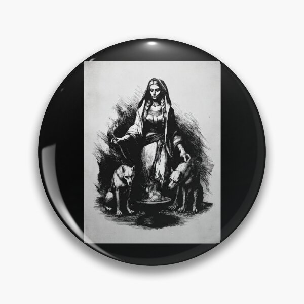Item preview, Hekate and her hounds designed and sold by MendaciousMina.