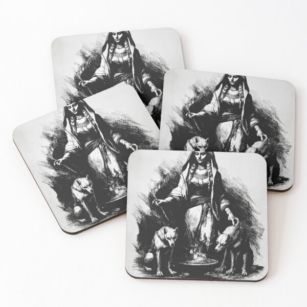 Item preview, Hekate and her hounds designed and sold by MendaciousMina.