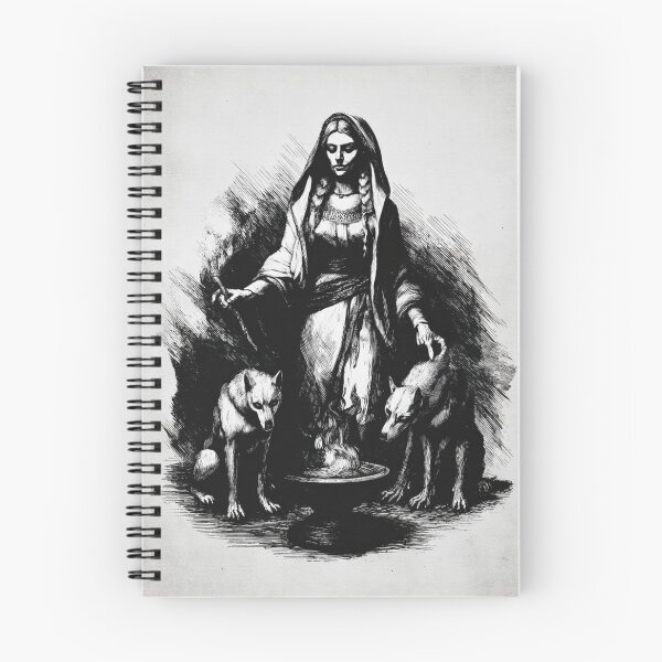 Item preview, Hekate and her hounds designed and sold by MendaciousMina.