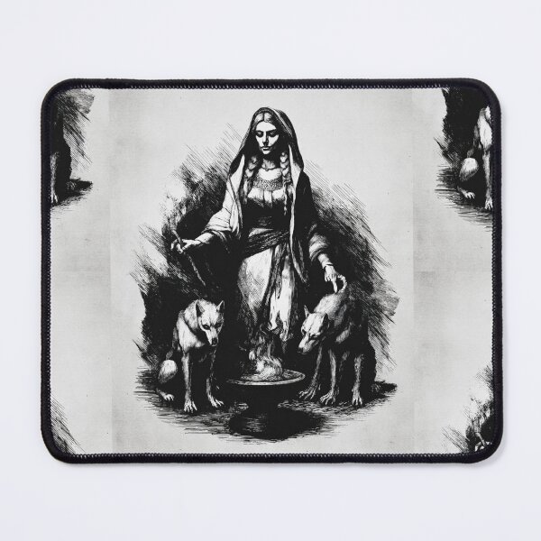 Item preview, Hekate and her hounds designed and sold by MendaciousMina.
