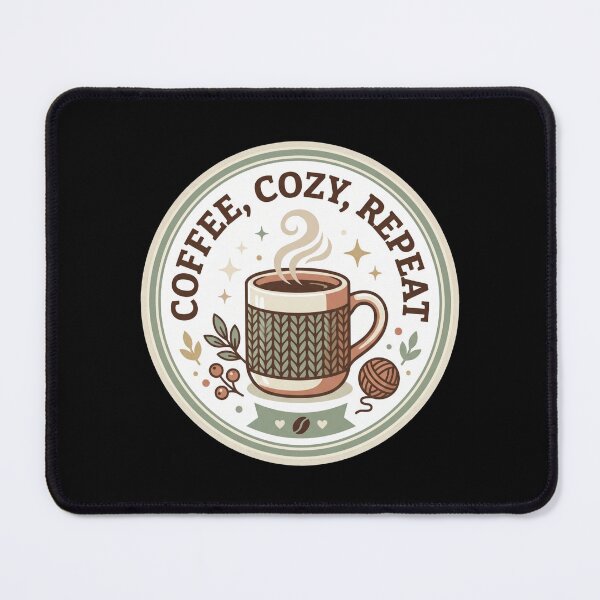 Item preview, Coffee, Cozy, Repeat designed and sold by Sketchlegacy.