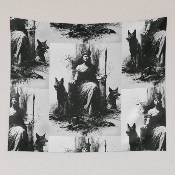 Item preview, Hekate and her hounds designed and sold by MendaciousMina.
