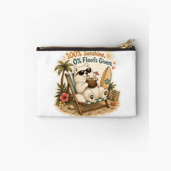 Item preview, 100% Sunshine 0% Floofs Given – Funny Samoyed Summer Cloud Dog designed and sold by DailyStruggleCo.