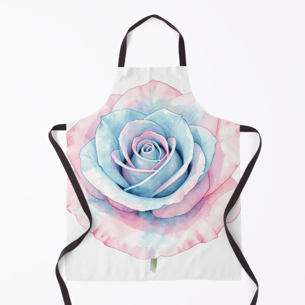 Item preview, Trans Pride Rose Watercolor designed and sold by Mia's Menagerie.