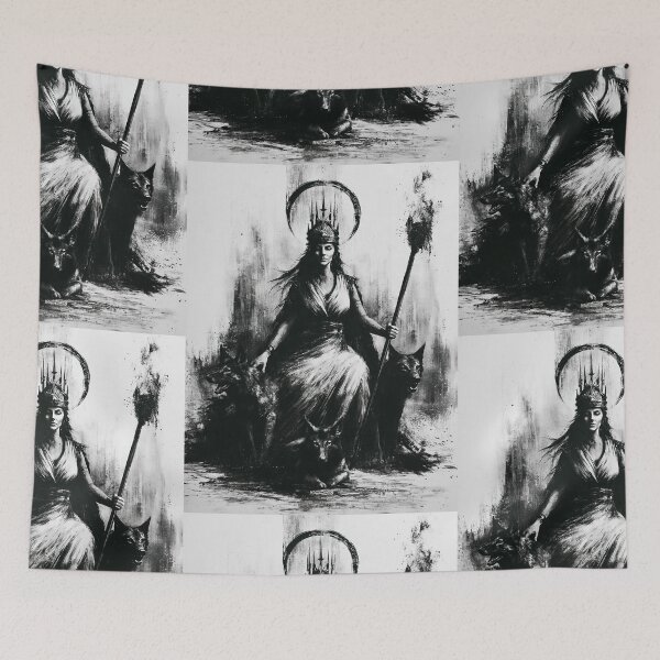 Item preview, Hekate and her hounds designed and sold by MendaciousMina.