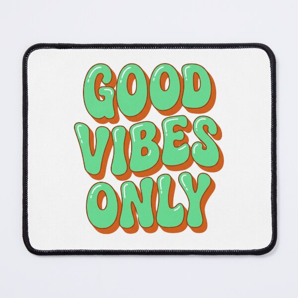 Item preview, Good Vibes Only Retro 70s Bubble Font Drop Shadow Typography designed and sold by Ortsas.