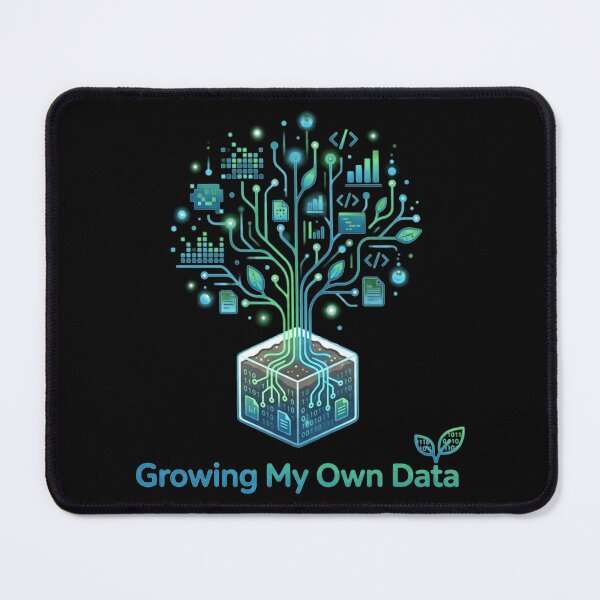 Item preview, Growing My Own Data - Data Analyst & Plant Lover. designed and sold by spreadsheetcafe.