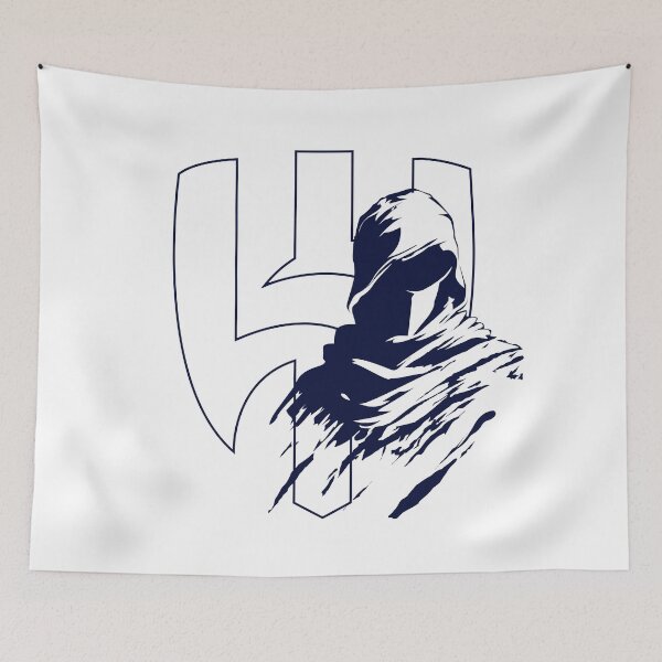 Item preview, ALHILAL Shadow Warrior Minimalist Blue Design  designed and sold by Cattoon Studio.