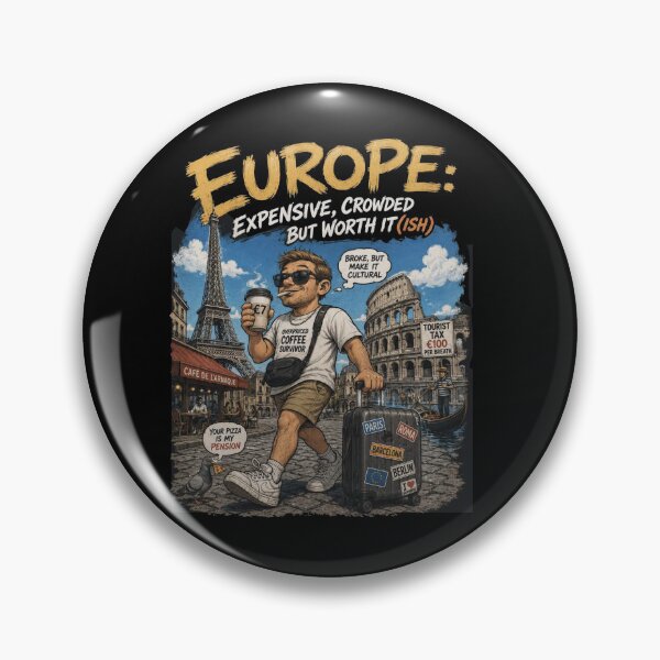 Item preview, FUNNY GRAPHICS WITH EUROPE designed and sold by Virelashop.