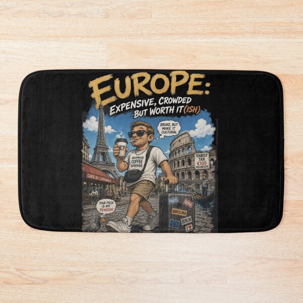Item preview, FUNNY GRAPHICS WITH EUROPE designed and sold by Virelashop.