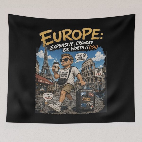Item preview, FUNNY GRAPHICS WITH EUROPE designed and sold by Virelashop.