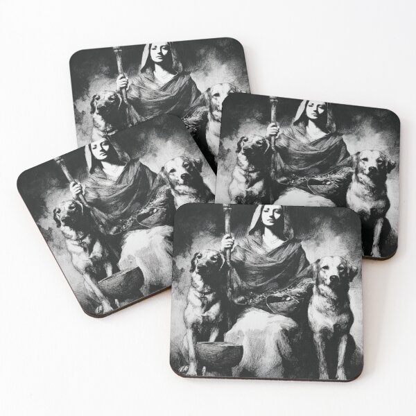 Item preview, Hekate and her hounds designed and sold by MendaciousMina.