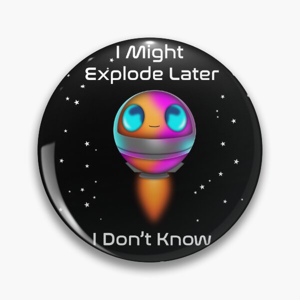 Item preview, Funny Colorful Rocket - "I Might Explode Later, I Don't Know" designed and sold by APEStudio.