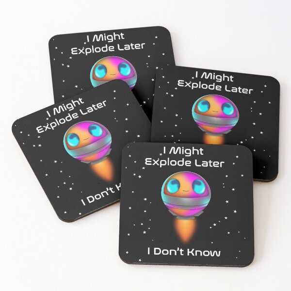 Item preview, Funny Colorful Rocket - "I Might Explode Later, I Don't Know" designed and sold by APEStudio.
