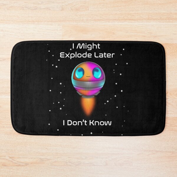 Item preview, Funny Colorful Rocket - "I Might Explode Later, I Don't Know" designed and sold by APEStudio.