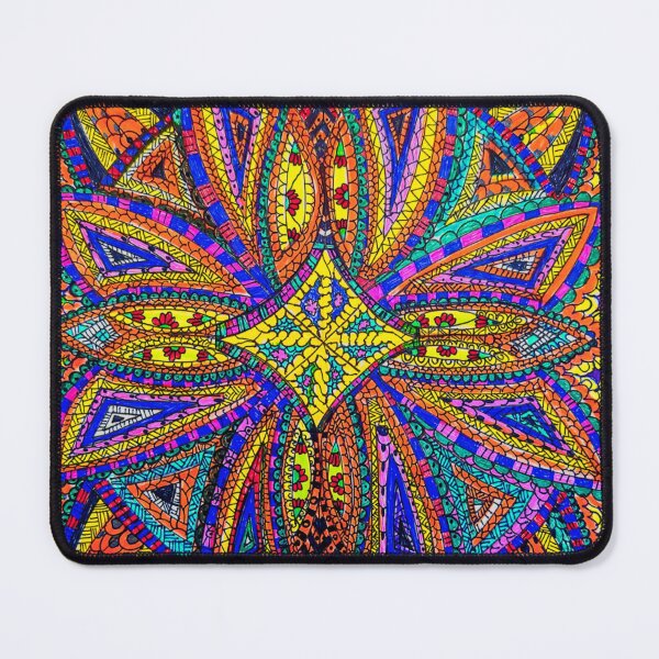 Item preview, Radiant Lotus Mandala – Hand Drawn Geometric Art designed and sold by Selena.m.studio.