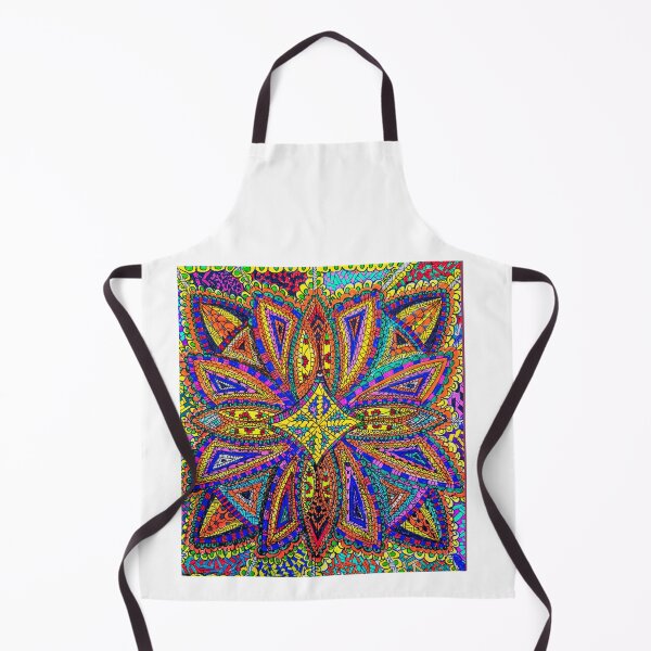 Item preview, Radiant Lotus Mandala – Hand Drawn Geometric Art designed and sold by Selena.m.studio.
