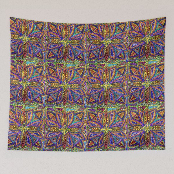 Item preview, Radiant Lotus Mandala – Hand Drawn Geometric Art designed and sold by Selena.m.studio.