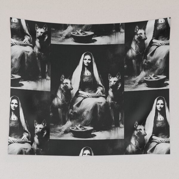 Item preview, Hekate and her hounds designed and sold by MendaciousMina.